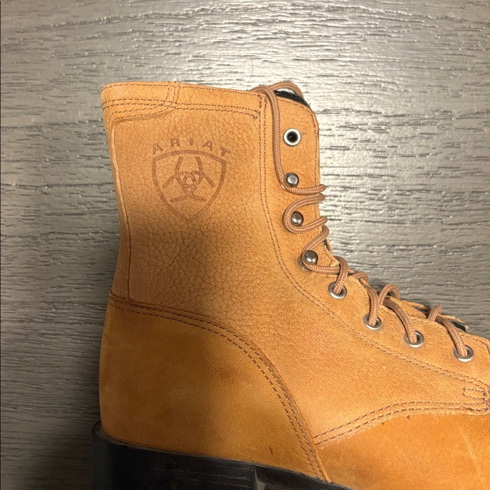 Ariat Leather Kiltie Lace Up Boots - Picture 4 of 7